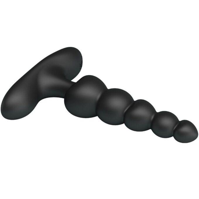 PRETTY LOVE - VIBRADOR ANAL CORBAN 10 VIBRAÇÕES PRETO