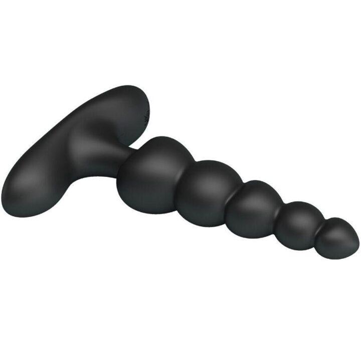 PRETTY LOVE - VIBRADOR ANAL CORBAN 10 VIBRAÇÕES PRETO