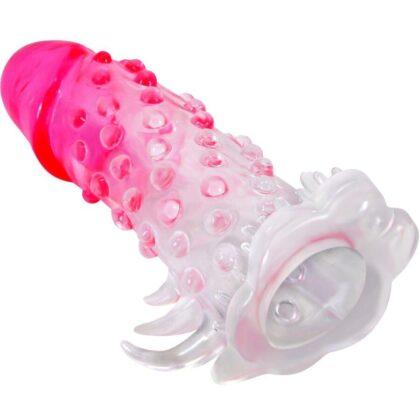 PRETTY-LOVE-PRETTY-LOVE-WILFORD-REALISTIC-ENLARGEMENT-SHEATH-WITH-EMBOSSED-PENIS-PINK-1