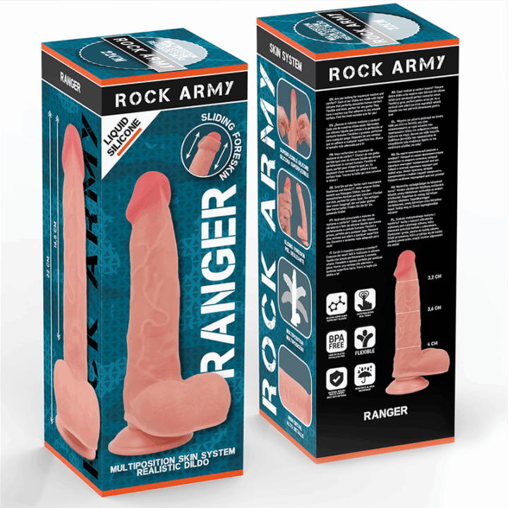 ROCKARMY - SILICONE LÍQUIDO RANGER 22 CM -O- 3,6 CM