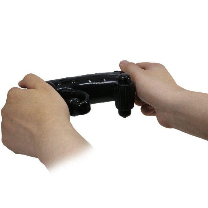 ROMANCE - MANGA VIBRANTE PARA PÊNIS PRETA