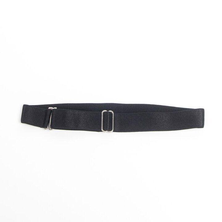 SUBBLIME - 955373 VESTIDO COM ALÇAS DE COURO PRETO S/M