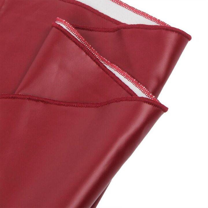 SUBBLIME - 955397 VESTIDO COM ALÇAS DE COURO BORDÔ S/M