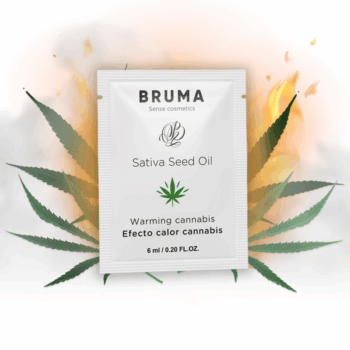 BRUMA - SATIVA SEED OIL SLIDING GEL AQUECEDOR SABOR CANNABIS 6 ML