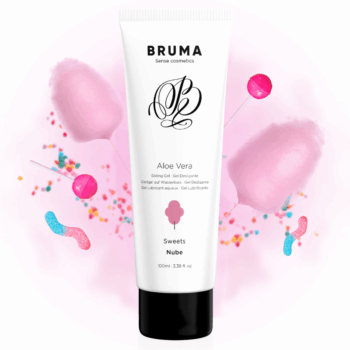 BRUMA - GEL DESLIZANTE DE ALOE VERA SABOR DOCES 100 ML