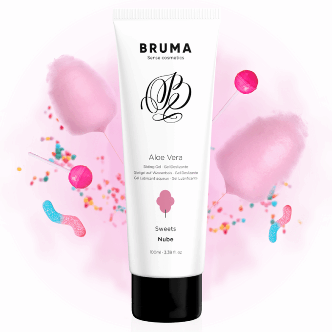 BRUMA - GEL DESLIZANTE DE ALOE VERA SABOR DOCES 100 ML