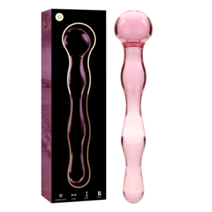 NEBULA SERIES BY IBIZA - MODELO 13 DILDO VIDRO BOROSILICADO ROSA 18 CM -O- 3.5 CM