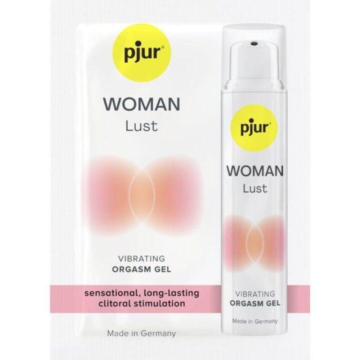 PJUR - GEL VIBRATÓRIO WOMAN LUST DOSE ÚNICA PARA ORGASMO 1,5 ML