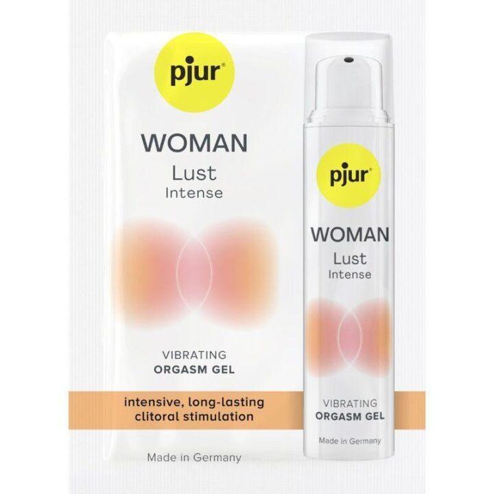 PJUR - GEL VIBRATÓRIO INTENSO WOMAN LUST DOSE ÚNICA PARA ORGASMO 1,5 ML