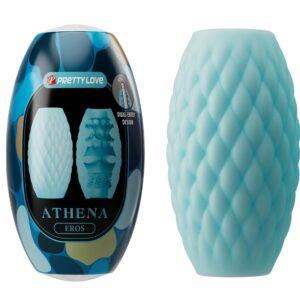 PRETTY LOVE - MASTURBADOR MASCULINO SILICONE ATHENA EROS AZUL CÉU