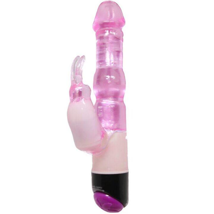 BAILE - VIBRADOR WAVES OF PLEASURE FANTASY COM COELHO 23 CM