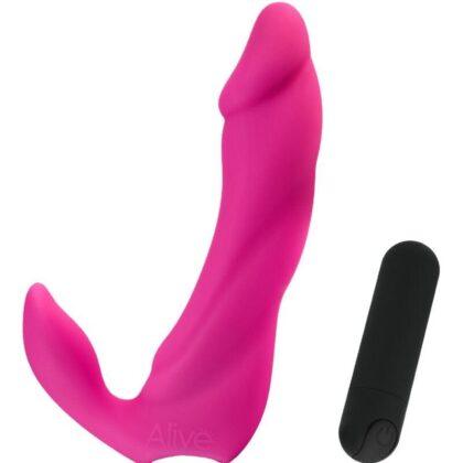 ALIVE-ALIVE-BIFUN-PRO-VIBRATOR-DILDO-PINK-14.9-CM-1