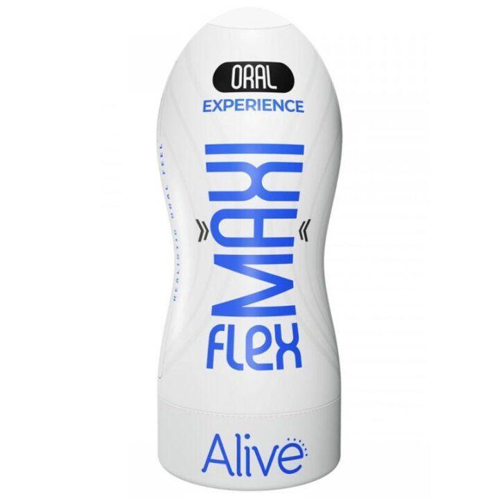 ALIVE - MAXI FLEX MASTURBADOR MASCULINO ORAL TAMANHO L