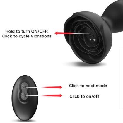 ARMONY-ANAL-ARMONY-EXTREME-A-BLOOM-ROSE-VIBRATOR-ANAL-PLUG-REMOTE-CONTROL-BLACK-1