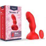 ARMONY -  EXTREME A BLOOM VIBRADOR ROSE E PLUG ANAL CONTROLE REMOTO VERMELHO