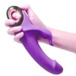 ARMONY - METEROR DILDO VIBRADOR COELHO ROXO