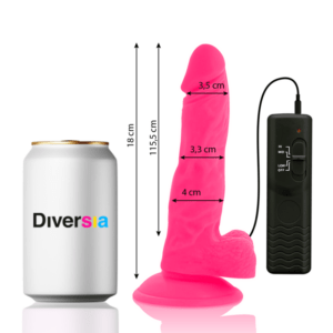 DIVERSIA-DIVERSIA-FLEXIBLE-VIBRATING-DILDO-PINK-18-CM-O-4-CM-1