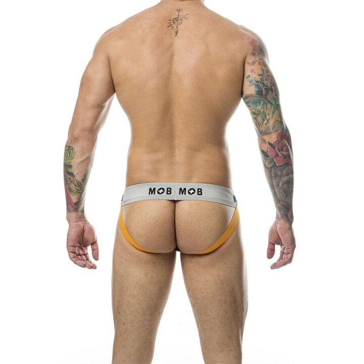 MOB - CALÇA CLASSIC JOCK STRIPE LARANJA TAMANHO G