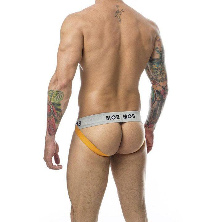 MOB - CALÇA CLASSIC JOCK STRIPE LARANJA TAMANHO P