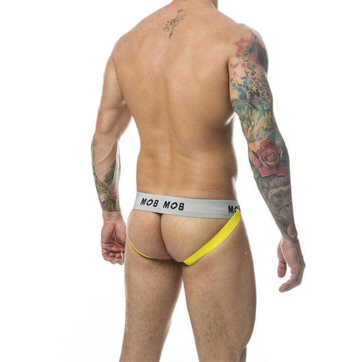 MOB - CALÇA CLASSIC JOCK STRIPE AMARELA TAMANHO G