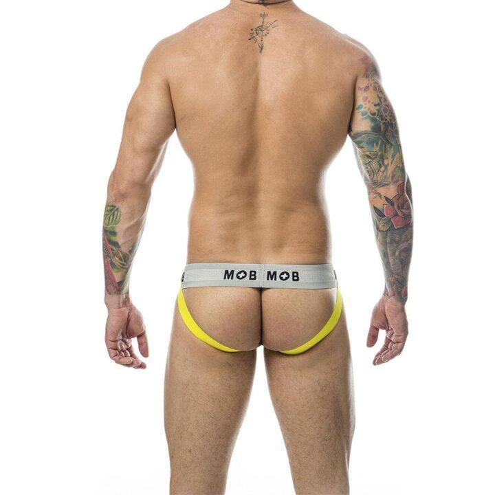 MOB - CALÇA CLASSIC JOCK STRIPE AMARELA TAMANHO M