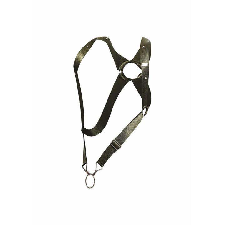 MOB - DNGEON CROSS BACK HARNESS VERDE TAMANHO ÚNICO