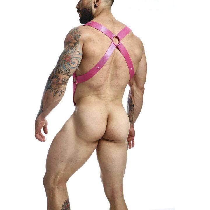 MOB - DNGEON CROSS BACK HARNESS ROSA TAMANHO ÚNICO