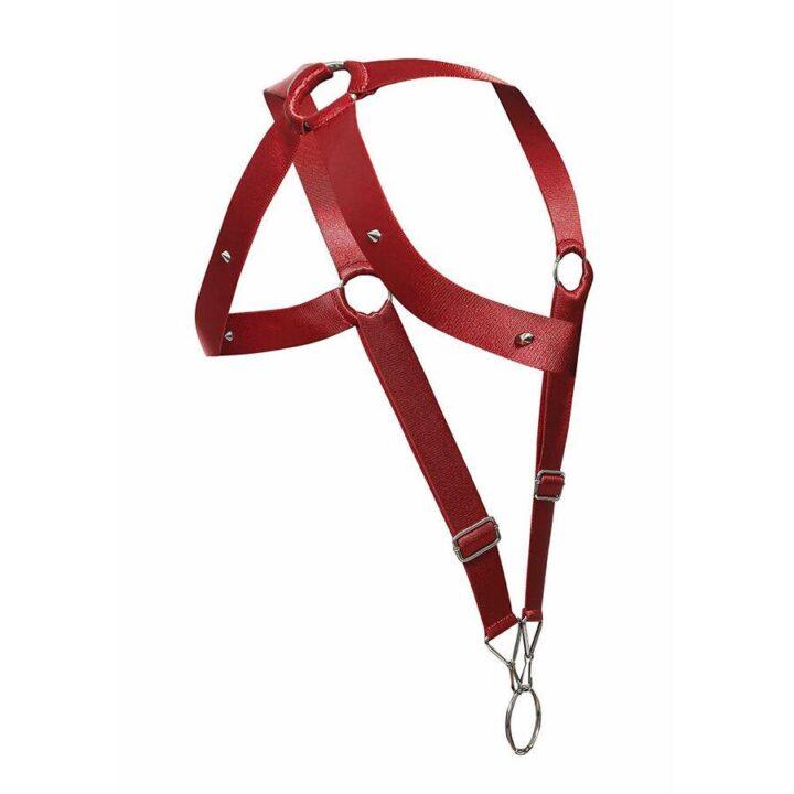 MOB - DNGEON CROSS BACK HARNESS VERMELHO TAMANHO ÚNICO