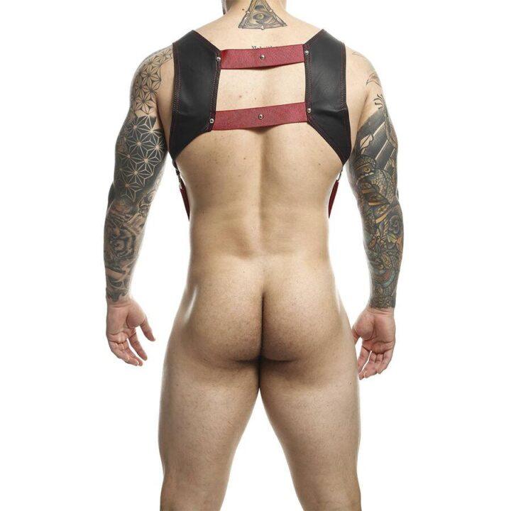 MOB - ARREIO DENGEON COM ANEL PENIANO VERMELHO TAMANHO ÚNICO