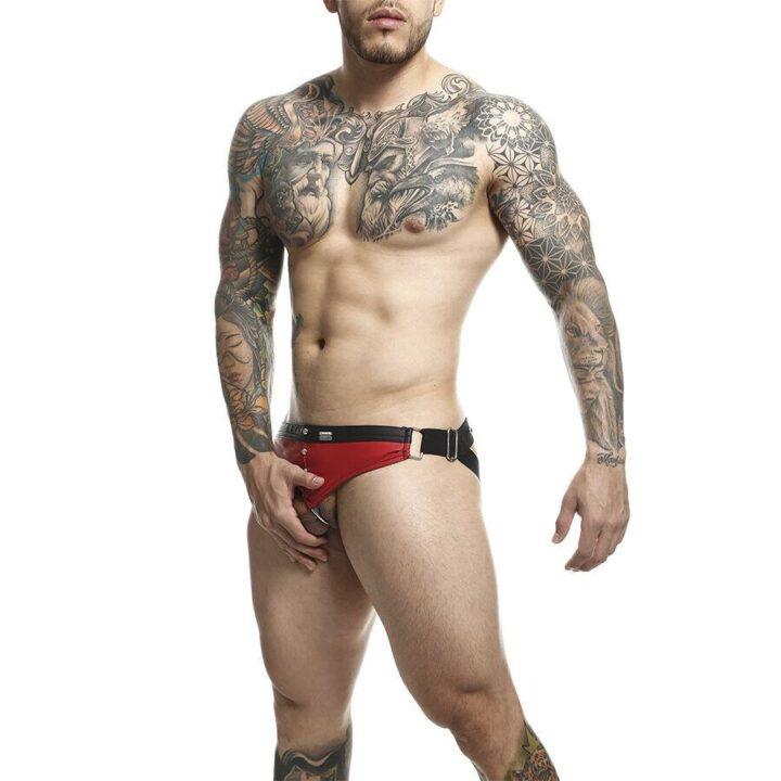 MOB - DNGEON JOCKSTRAP ANEL DE PÉNIS VERMELHO TAMANHO ÚNICO