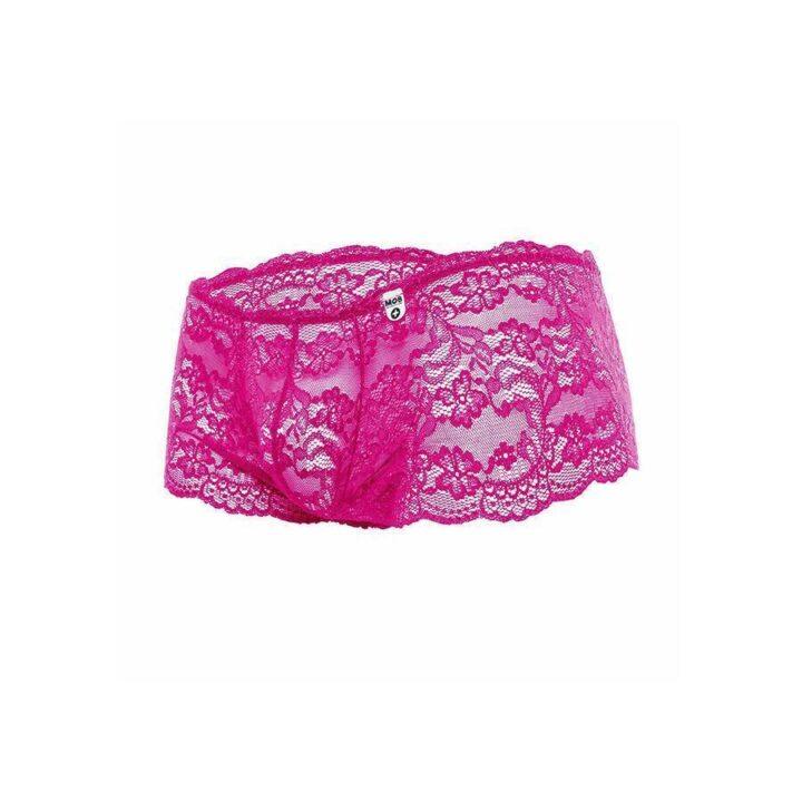 MOB - BOXER DE RENDA ROSA TAMANHO L/XL