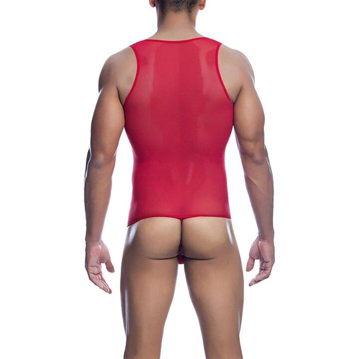 MOB - VERMELHO TRANSPARENTE BODYSHEER TAMANHO P/M