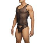 MOB - BODYSHEER PRETO TRANSPARENTE TAMANHO L/XL