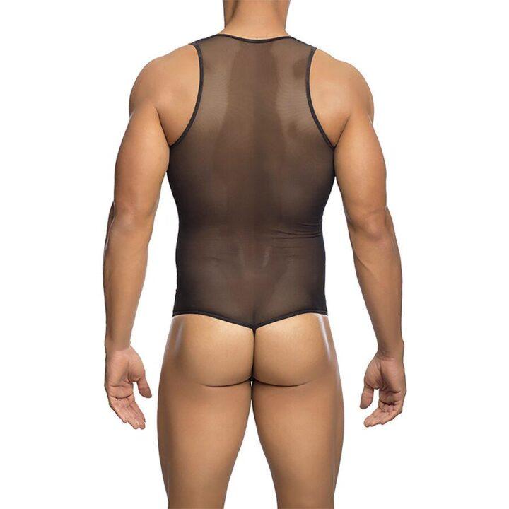 MOB - BODYSHEER PRETO TRANSPARENTE TAMANHO L/XL