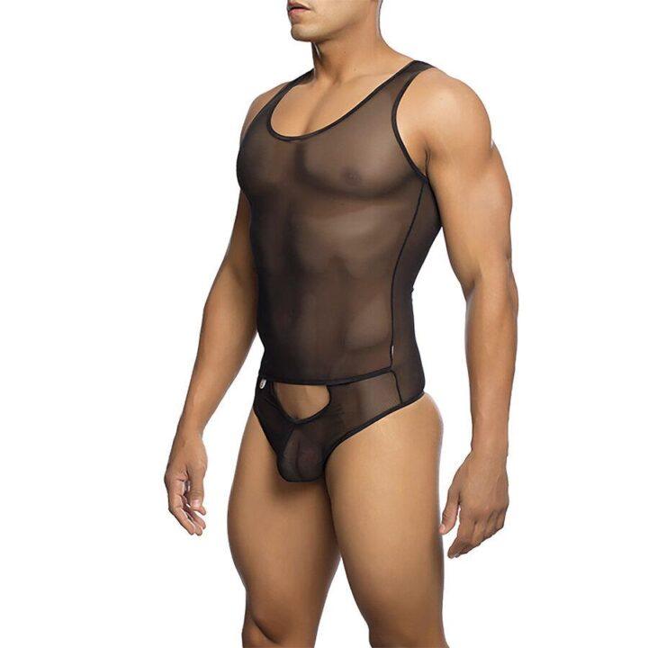 MOB - BODYSHEER PRETO TRANSPARENTE TAMANHO P/M