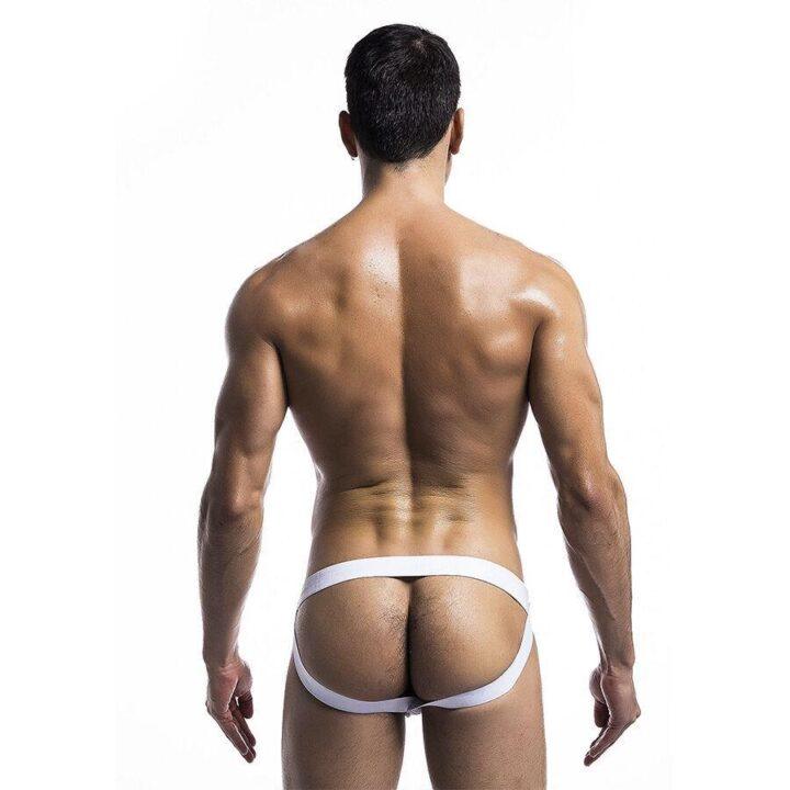 MOB - MAIÔ JOCKSTRAP BRANCO FETICHE TAMANHO M