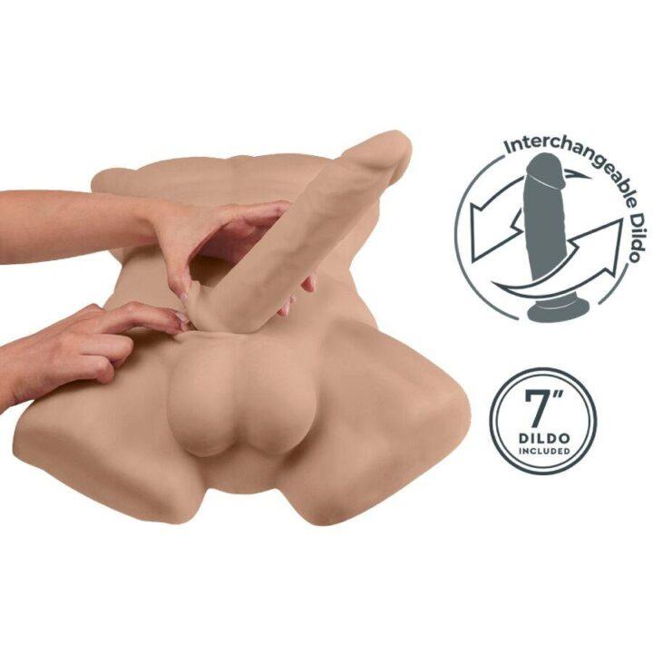 SILEXD - APOLLO L TRONCO MASCULINO REALISTA CARAMELO