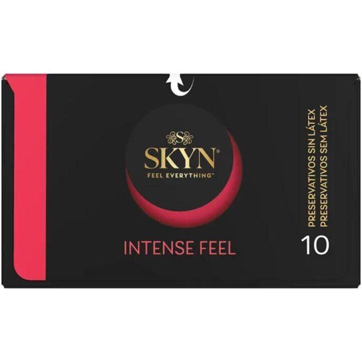 SKYN - PRESERVATIVO TEXTURIZADO DE SENSAÇÃO INTENSA COM DESIGN ONDULADO 10 UNIDADES
