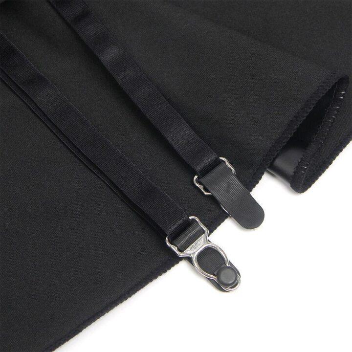 SUBBLIME - 957704 VESTIDO DE COURO COM ZÍPER DE RENDA PRETO S/M