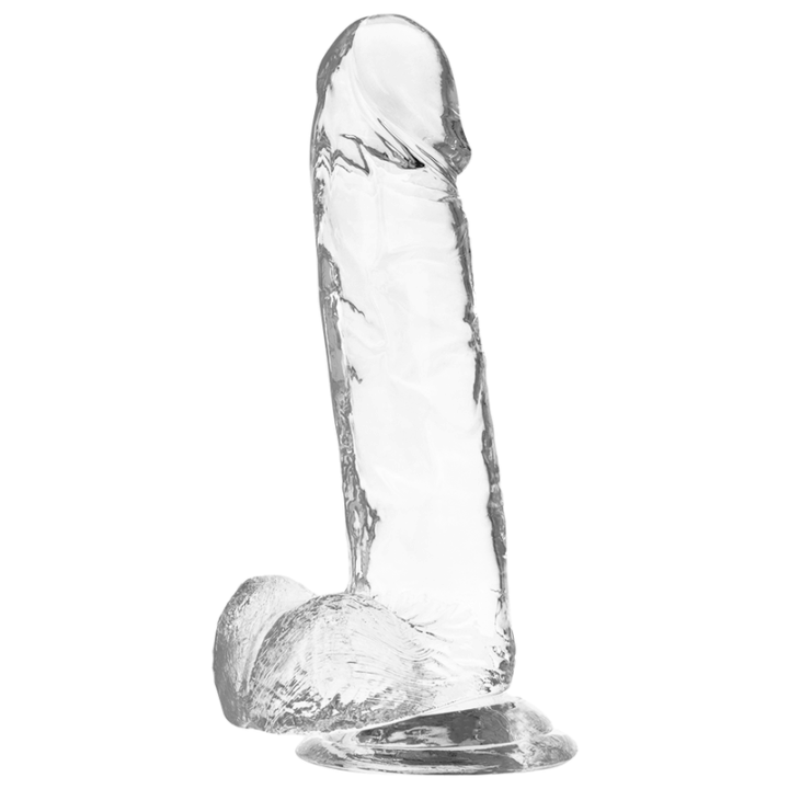 X RAY - ARNÊS + DILDO TRANSPARENTE COM BOLAS 20 CM -O- 4.5 CM