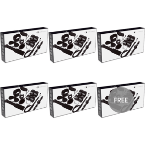 EXPERIENCE - KIT FETISH BDSM SÉRIE PRETA 5+1 GRTIS