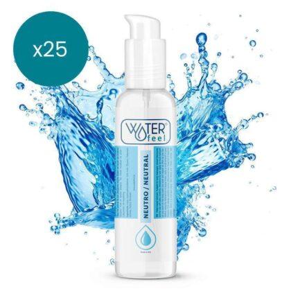 WATERFEEL - LUBRIFICANTE NATURAL 150 ML PACK 25 UNIDADES