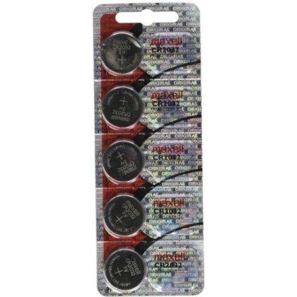 MAXELL - BATERIA LITIO CR2032 3V - 5 UNIDADES