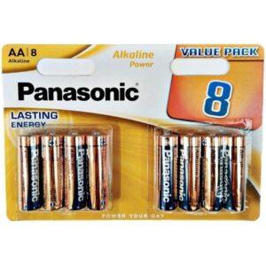PANASONIC - BATERIA ALCALINA BRONZE AA LR6 BLISTER*8