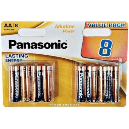 PANASONIC - BATERIA ALCALINA BRONZE AA LR6 BLISTER*8