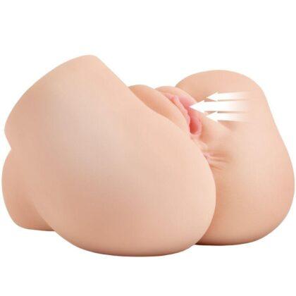 PDX ELITE - MASTURBADOR VIBRATÓRIO REALISTA DE VAGINA E ÂNUS BACK THAT ASS UP