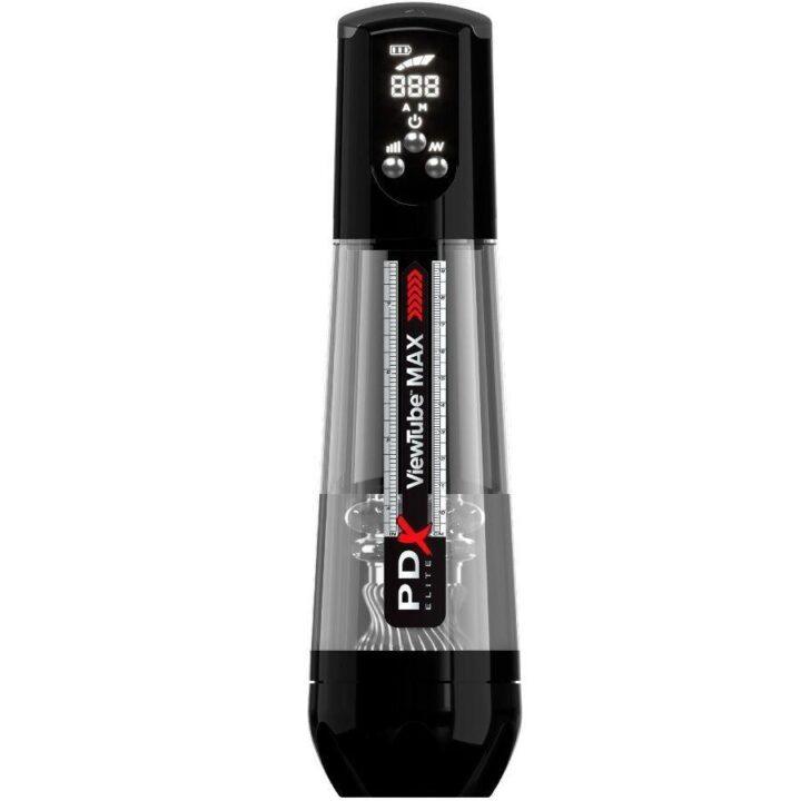 PDX ELITE - VIEWTUBE MAX VIEW MASTURNADOR AUTOMÁTICO COM SUCÇÃO TRANSPARENTE