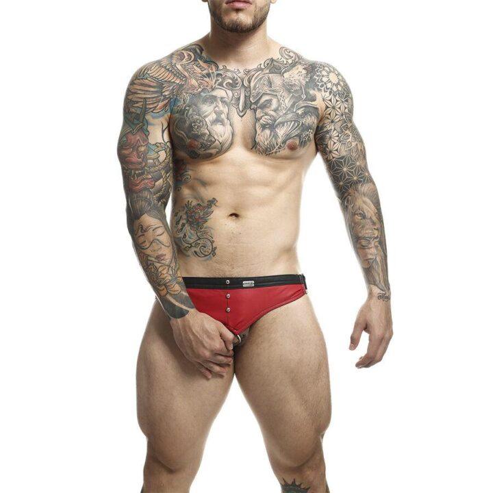 MOB - DNGEON JOCKSTRAP ANEL DE PÉNIS VERMELHO TAMANHO ÚNICO