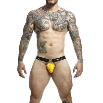 MOB - DNGEON AMARELO JOCKSTRAP COM CORRENTES TAMANHO ÚNICO