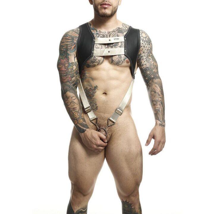 MOB - ARREIO DENGEON COM ANEL PÊNICO DOURADO TAMANHO ÚNICO